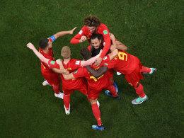   The cheers of Belgium after the 3: 2 "title =" The cheers of Belgium after the 3: 2 "width =" 260 "height =" 195 